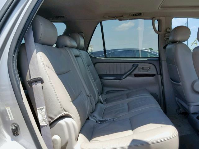 5TDBT48A53S190173 - 2003 TOYOTA SEQUOIA LI SILVER photo 6