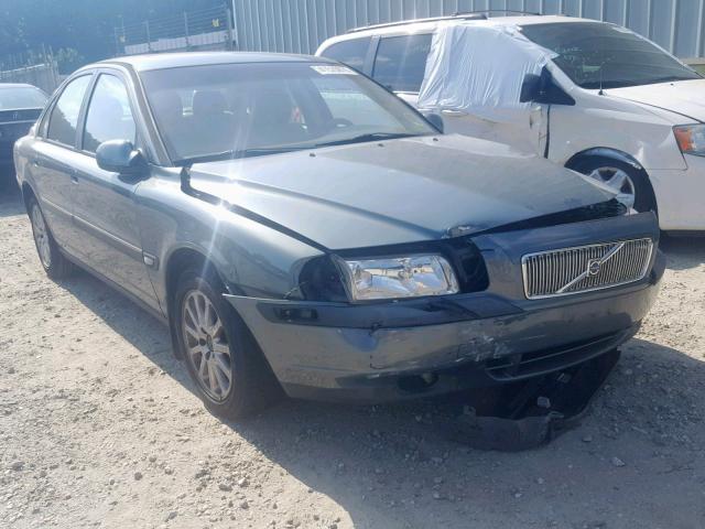 YV1TS94D111193757 - 2001 VOLVO S80 GREEN photo 1