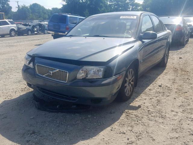 YV1TS94D111193757 - 2001 VOLVO S80 GREEN photo 2