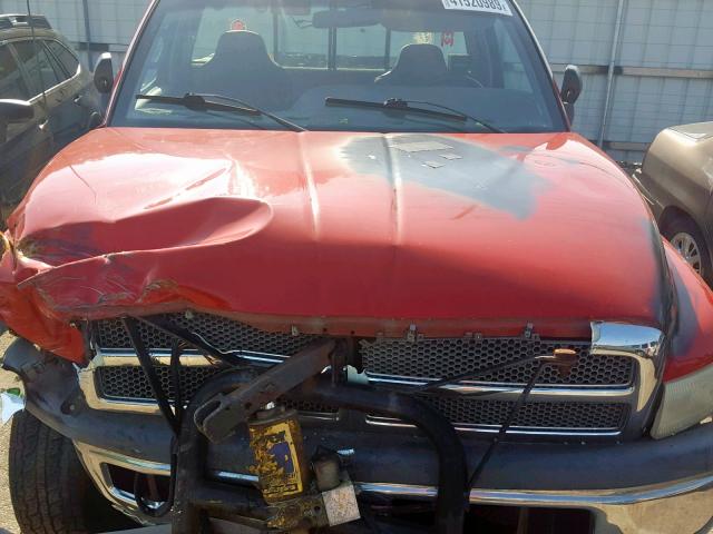 1B7KF26Z8TJ108292 - 1996 DODGE RAM 2500 RED photo 7