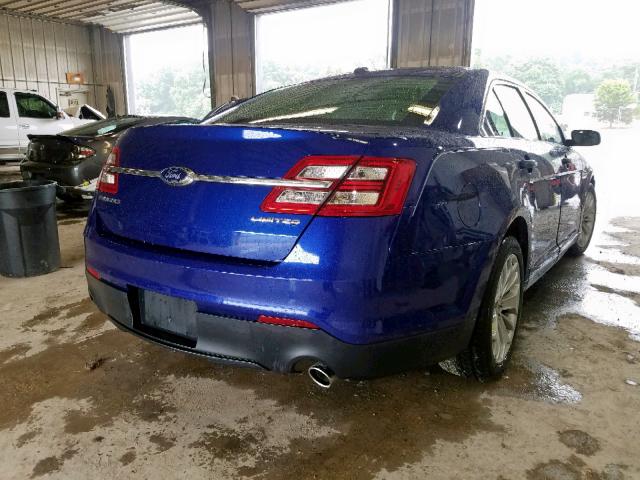 1FAHP2F84DG233812 - 2013 FORD TAURUS LIM BLUE photo 4