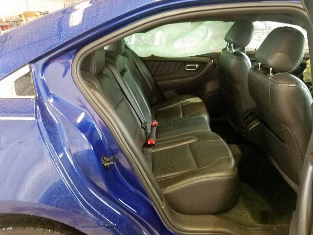 1FAHP2F84DG233812 - 2013 FORD TAURUS LIM BLUE photo 6