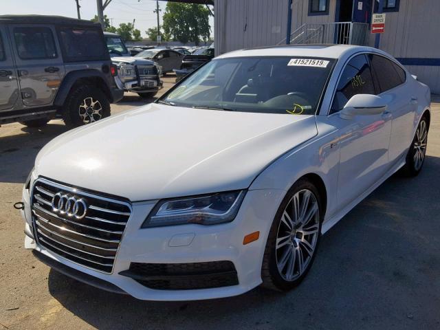 WAU2GAFC2DN071976 - 2013 AUDI A7 PRESTIG WHITE photo 2