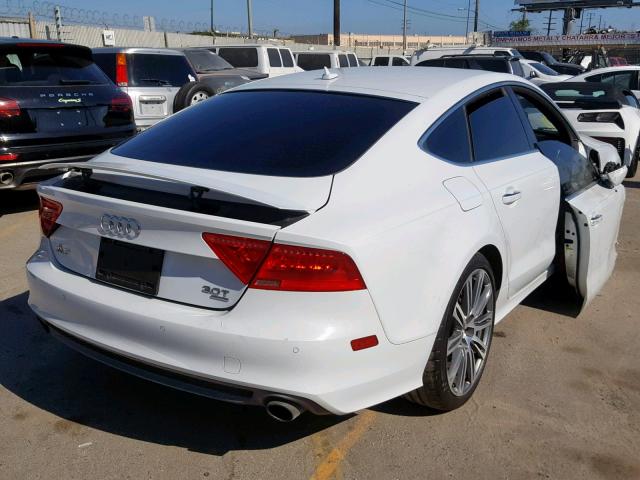 WAU2GAFC2DN071976 - 2013 AUDI A7 PRESTIG WHITE photo 4