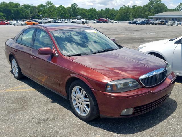 1LNHM87A03Y688488 - 2003 LINCOLN LS MAROON photo 1