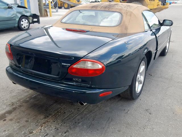 SAJGX2749VC017093 - 1997 JAGUAR XK8 GREEN photo 4