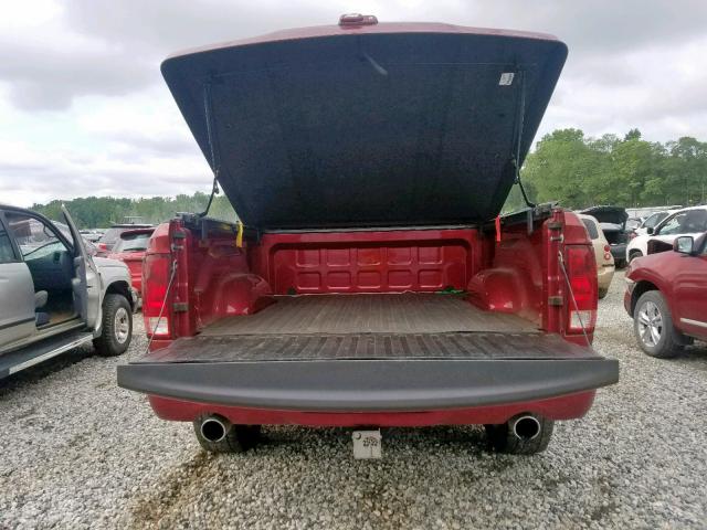 3C6JD7AT2CG263026 - 2012 DODGE RAM 1500 S BURGUNDY photo 6