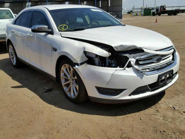 1FAHP2F87DG109890 - 2013 FORD TAURUS LIM WHITE photo 1