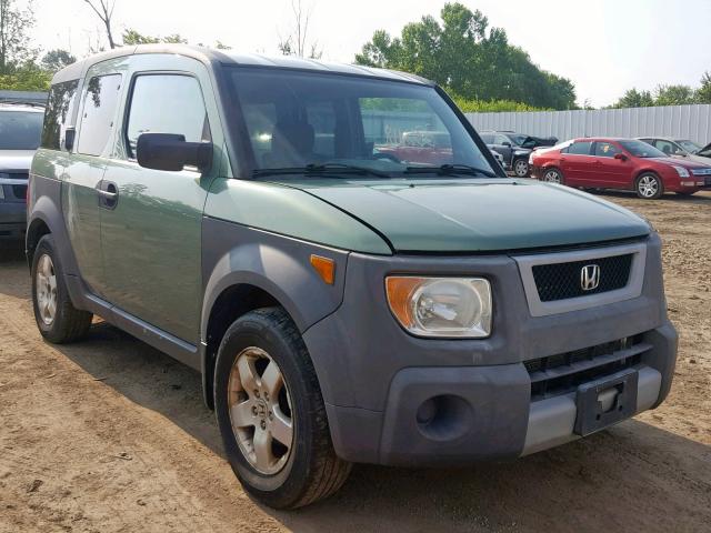 5J6YH28634L039373 - 2004 HONDA ELEMENT EX GREEN photo 1