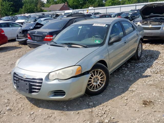 1C3EL46XX5N699810 - 2005 CHRYSLER SEBRING SILVER photo 2