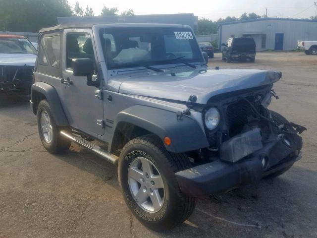 1C4AJWAG9DL634105 - 2013 JEEP WRANGLER S SILVER photo 1