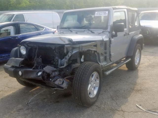 1C4AJWAG9DL634105 - 2013 JEEP WRANGLER S SILVER photo 2