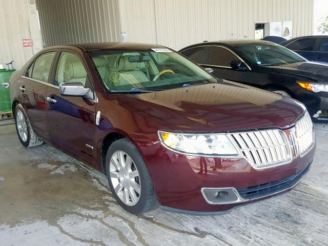 3LNDL2L38BR756264 - 2011 LINCOLN MKZ HYBRID BURGUNDY photo 1