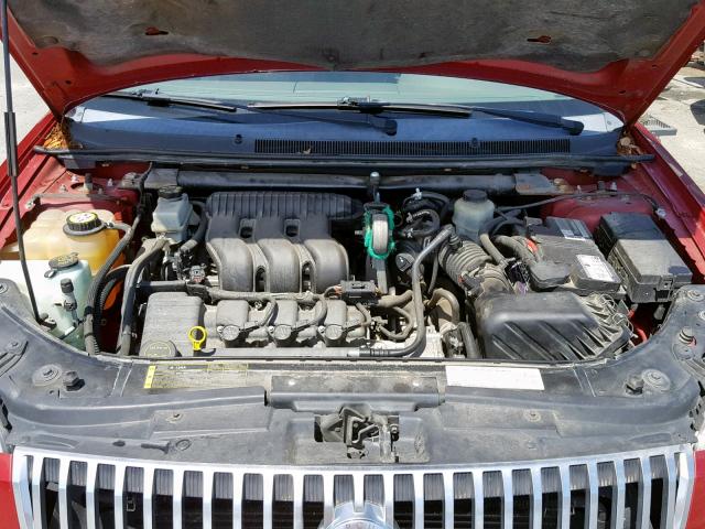 1MEFM43186G604498 - 2006 MERCURY MONTEGO PR RED photo 7