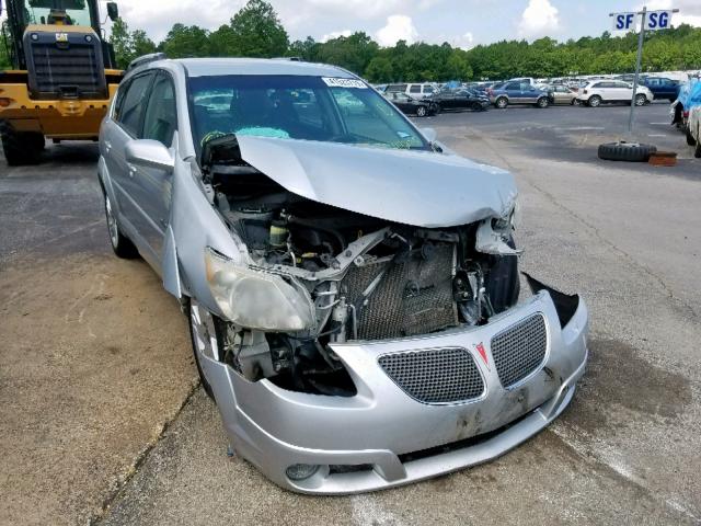 5Y2SL668X5Z442075 - 2005 PONTIAC VIBE SILVER photo 1