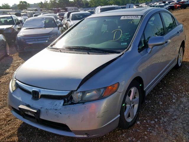 1HGFA16958L085917 - 2008 HONDA CIVIC EXL SILVER photo 2