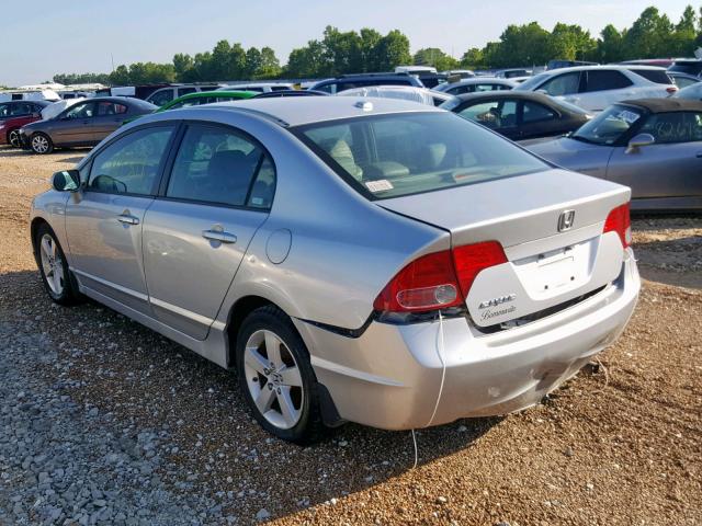 1HGFA16958L085917 - 2008 HONDA CIVIC EXL SILVER photo 3