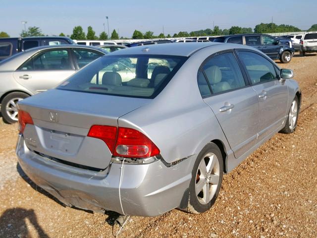 1HGFA16958L085917 - 2008 HONDA CIVIC EXL SILVER photo 4