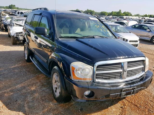 1D4HB48D55F555111 - 2005 DODGE DURANGO SL BLACK photo 1