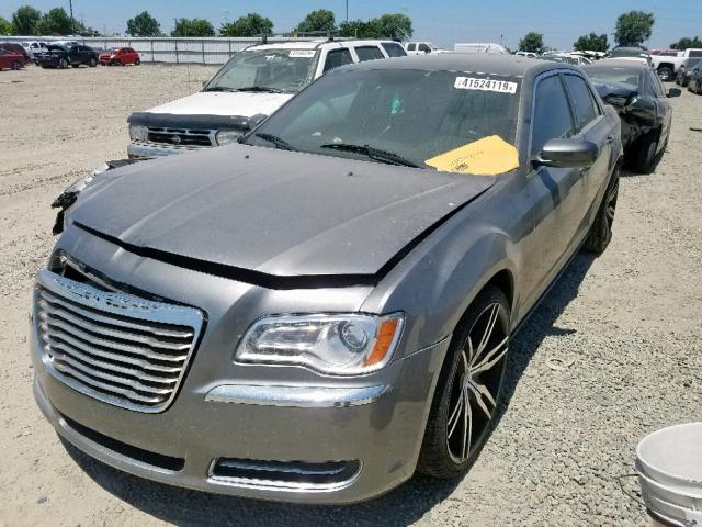 2C3CCAAG5CH143312 - 2012 CHRYSLER 300 GRAY photo 2