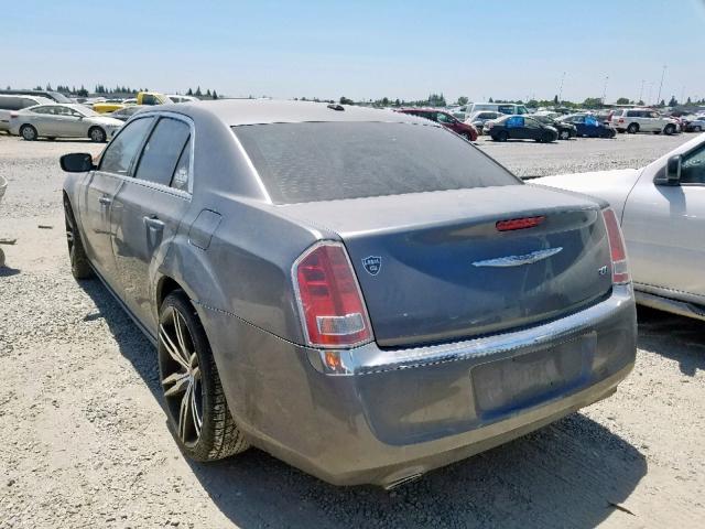 2C3CCAAG5CH143312 - 2012 CHRYSLER 300 GRAY photo 3