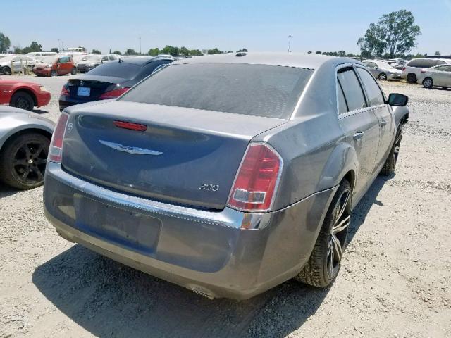 2C3CCAAG5CH143312 - 2012 CHRYSLER 300 GRAY photo 4