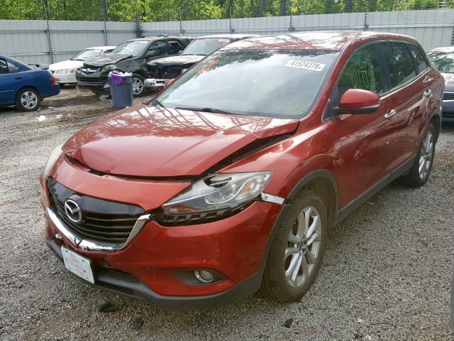 JM3TB2DA4D0417284 - 2013 MAZDA CX-9 GRAND RED photo 2