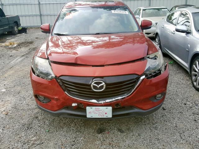 JM3TB2DA4D0417284 - 2013 MAZDA CX-9 GRAND RED photo 9