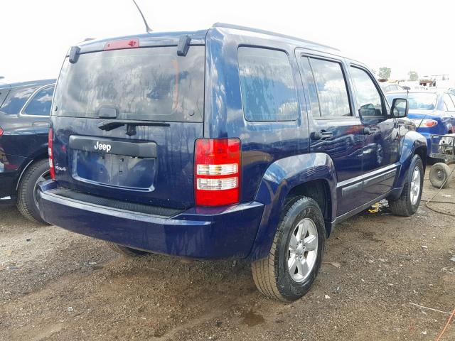 1C4PJMAK5CW157060 - 2012 JEEP LIBERTY SP BLUE photo 4