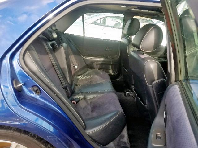 JTHBD192220054148 - 2002 LEXUS IS 300 BLUE photo 6