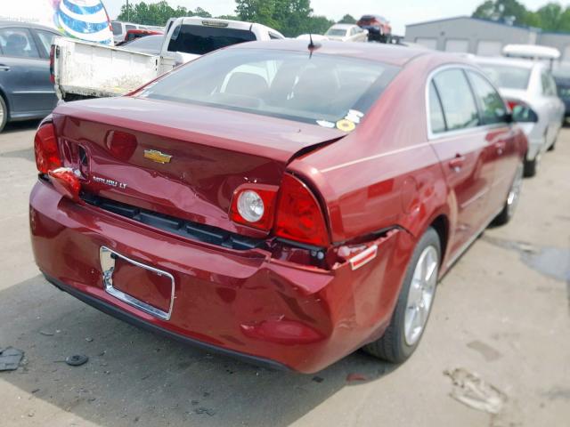 1G1ZC5E17BF212836 - 2011 CHEVROLET MALIBU 1LT 勃艮第红 照片 4