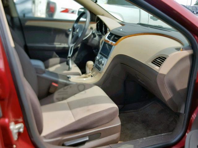 1G1ZC5E17BF212836 - 2011 CHEVROLET MALIBU 1LT 勃艮第红 照片 5