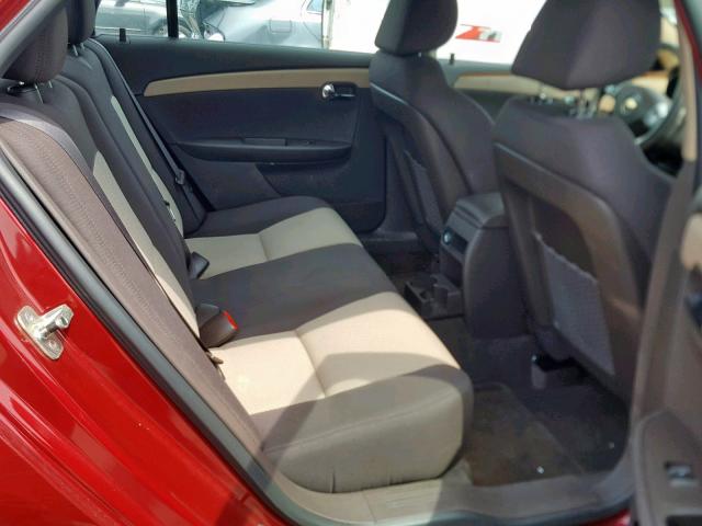1G1ZC5E17BF212836 - 2011 CHEVROLET MALIBU 1LT 勃艮第红 照片 6