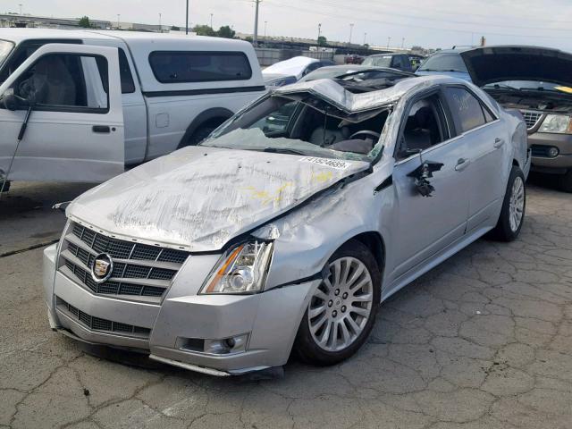 1G6DS5EV0A0130989 - 2010 CADILLAC CTS PREMIU SILVER photo 2