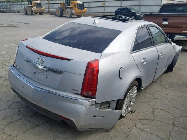 1G6DS5EV0A0130989 - 2010 CADILLAC CTS PREMIU SILVER photo 4