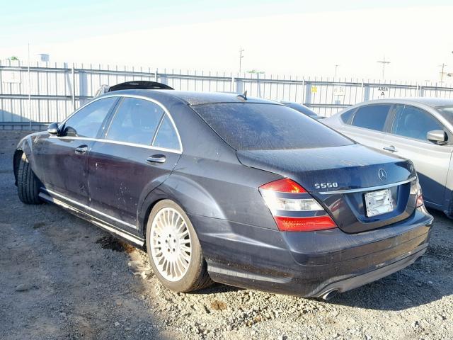 WDDNG71X98A171525 - 2008 MERCEDES-BENZ S 550 BLACK photo 3