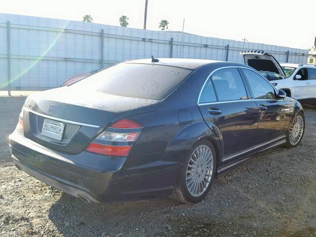 WDDNG71X98A171525 - 2008 MERCEDES-BENZ S 550 BLACK photo 4