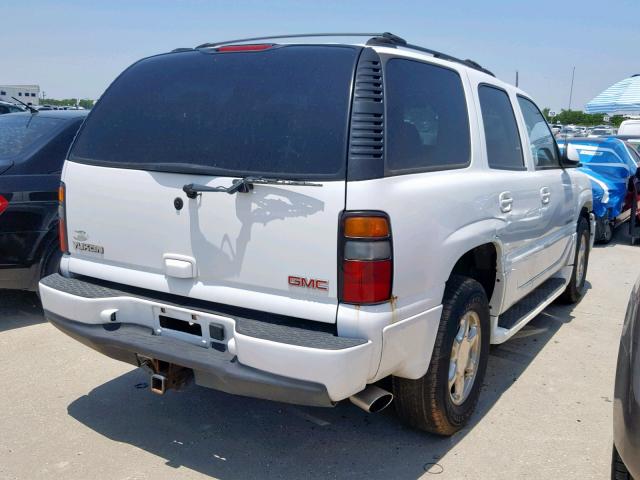 1GKEK63U24J236106 - 2004 GMC YUKON DENA WHITE photo 4