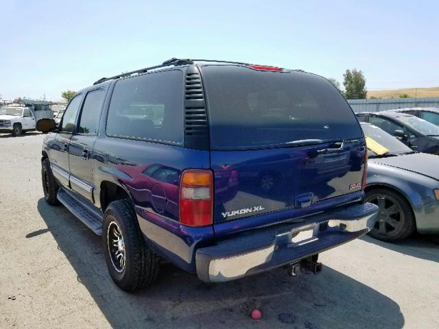 1GKFK16TX3J129409 - 2003 GMC YUKON XL K BLUE photo 3