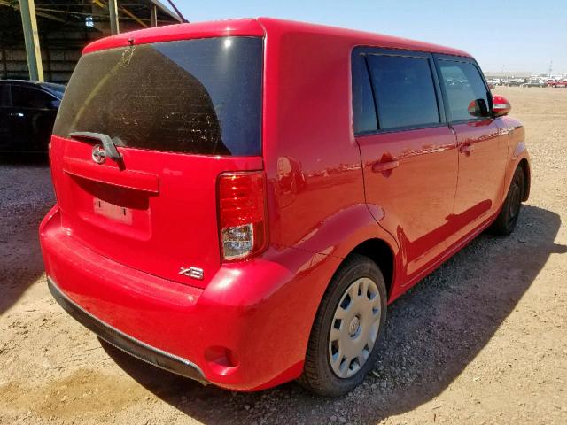 JTLZE4FE0EJ061891 - 2014 TOYOTA SCION XB 红色 照片 4