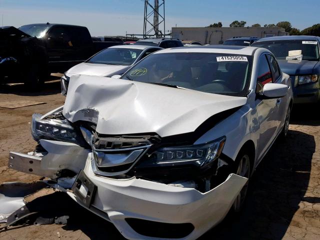 19UDE2F79GA016027 - 2016 ACURA ILX PREMIU WHITE photo 2