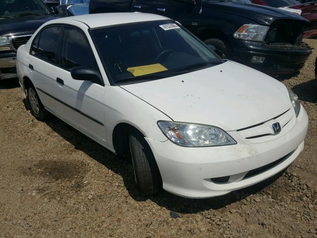 2HGES16364H611404 - 2004 HONDA CIVIC DX V WHITE photo 1