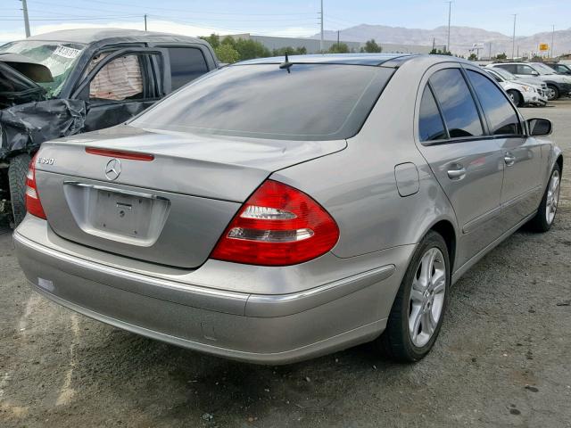 WDBUF56J56A839804 - 2006 MERCEDES-BENZ E 350 GRAY photo 4