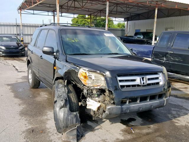 5FNYF28388B008601 - 2008 HONDA PILOT SE BLACK photo 1