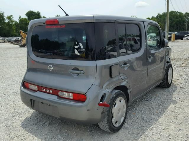 JN8AZ2KRXAT168153 - 2010 NISSAN CUBE BASE GRAY photo 4