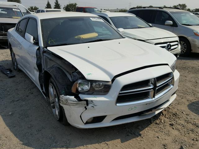 2C3CDXJG1DH550903 - 2013 DODGE CHARGER SX WHITE photo 1