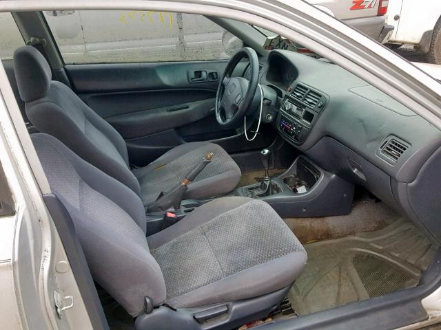 1HGEJ6123TL063541 - 1996 HONDA CIVIC DX SILVER photo 5