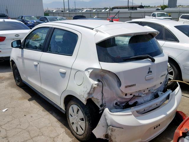 ML32A3HJ1FH036801 - 2015 MITSUBISHI MIRAGE DE WHITE photo 3