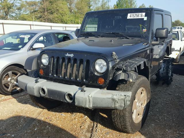 1J4AA2D11BL636244 - 2011 JEEP WRANGLER S BLACK photo 2