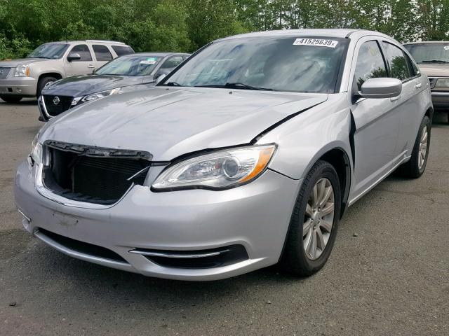 1C3CCBBG5CN242109 - 2012 CHRYSLER 200 TOURIN SILVER photo 2